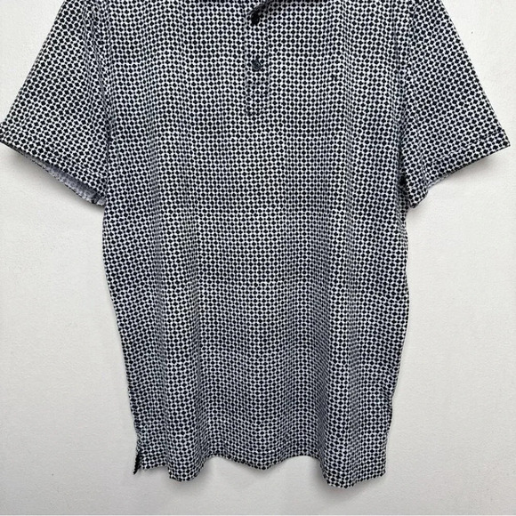 J. Lindeberg  Mens Xlarge Tour Tech Slim Fit Geometric Print Polo Shirt - Picture 5 of 11
